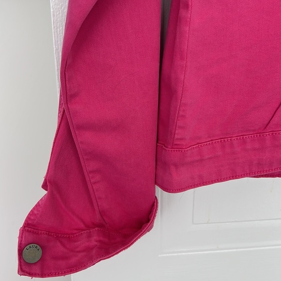 PINK JEAN JACKET #barbie Laura size 8 perfect condition - Picture 7 of 9